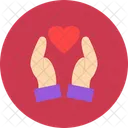 Loyalty Hands Heart Icon