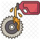 Lubricant Oil Gear Icon