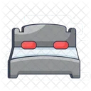Bedroom Bed Double Bed Icon