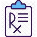 Medicine Prescription Sign Icon
