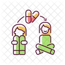Medication for panic treatment  Icon