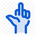 Two Finger Middle Icon