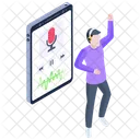 Mobile Podcast  Icon