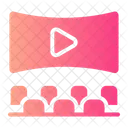 Movie Theater Stage Theater Icon