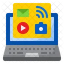 Multimedia Email Camera Icon