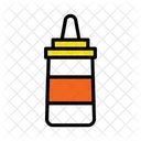 Mustard Bottle Sauce Icon