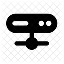 Network Server Server Hosting Data Infrastructure Icon