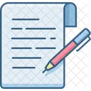 Notes Writing  Icon