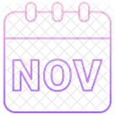 November Winter Month Icon