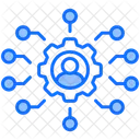 Omnichannel People Networking Icon