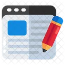 Online Article Writing  Icon