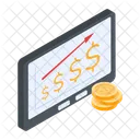 Online Profit Financial Increase Financial Growth Icon
