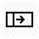 Open Pane Mirrored  Icon