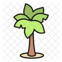 Palm Tree Beach Icon
