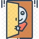 Peek Peep Human Icon