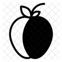 Pfirsich Fruchte Obst Symbol