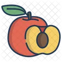 Pfirsich Obst Essen Symbol