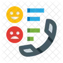 Customer Care Phone Survey Icon