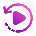 Playback Rewind Reload Icon