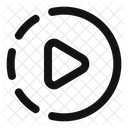 Playback Speed Start Play Button Icon