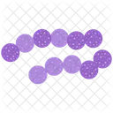 Pneumococcus Bacteria Malaria Icon