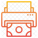 Money Print Business Icon