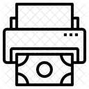 Money Print Business Icon