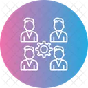 Pro Gruppenteam Hierarchie Leiter Symbol
