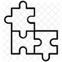 Solve Problem Jigsaw Puzzle Tiling Puzzle Icon
