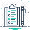 Questionnaire Criteria Checklist Icon