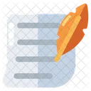 Quill Writing Vintage Writing Online Writing Icon