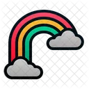 Rainbow Weather Spring Icon