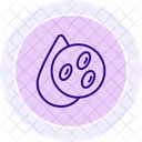 Red Blood Cell Black Outline Icon Icon