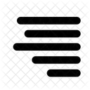Right Align Alignment Icon