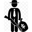 Robber Criminal Gangster Icon