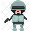 Robocop Character Man Icon