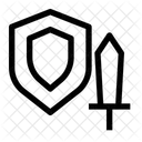 Role Playing Game Shield Game Icon