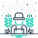 Rural Country Man Predial Icon
