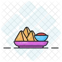 Samosa Comida Frita Ícone