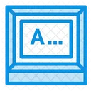 Screen Typing Text Icon