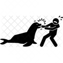Attack Bite Hand Icon