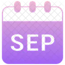 September Winter Month Icon