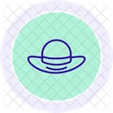 Shopaholic Hat Line Icon Icon