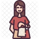 Shopping women  Icon