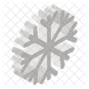Snowflake Winter Decoration Snow Falling Icon