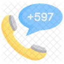 Suriname Country Code Icon