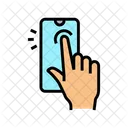 Tapping Finger Smartphone Icon