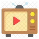 Television Telecast Screen Icon