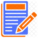 Text Writing  Icon