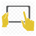 Touching tablet  Icon